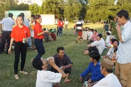 Quang cảnh lễ hội “Tôi yêu bia Sài Gòn” do UBND tỉnh Hà Tĩnh và Tổng Công ty Bia Sài Gòn tổ chức ngày 5.9