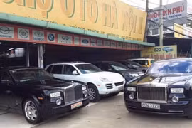 Rolls-Royce Phantom biển "tứ quý 3" của nữ đại gia Diệu Hiền được trưng tại chợ ô tô cũ khiến dân mạng bất ngờ. Ảnh: Facebook.