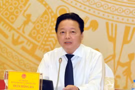 Bộ trưởng Bộ Tài nguyên và Môi trường Trần Hồng Hà. Ảnh: Dân trí