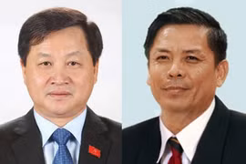 Ông Nguyễn Văn Thể (bên phải) và ông Lê Minh Khái. Ảnh: Quochoi.vn