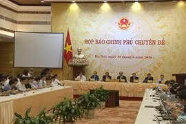Họp báo công bố nguyên nhân hải sản tại miền Trung chết ngày 30/6/2016