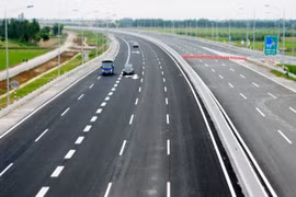 Một đoạn đường cao tốc Hà Nội - Hải Phòng - Ảnh: T.Phùng