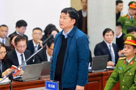Bị cáo Đinh La Thăng tại ngày xét xử thứ 2 (9/1/2018). Ảnh: Tuổi trẻ