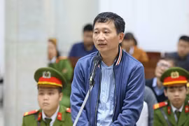 Bị can Trịnh Xuân Thanh trước tòa. Nguồn: Dân trí