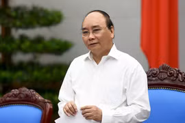 Thủ tướng Nguyễn Xuân Phúc phát biểu tại phiên họp ngày 23-6 - Ảnh: Cổng thông tin điện tử Chính phủ 