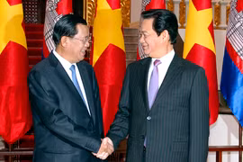Thủ tướng Nguyễn Tấn Dũng và Thủ tướng Hun Sen sẽ cùng tham dự lễ khánh thành cột mốc biên giới Việt Nam-Campuchia vào ngày 26/12.