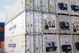 Một kho container đông lạnh tại Hải Phòng