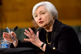 Bà Janet L. Yellen, chủ tịch Cục dự trữ Liên bang Mỹ.