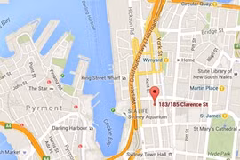 Vị trí khu đất được Tập đoàn Vingroup mua lại. ảnh: Google Maps