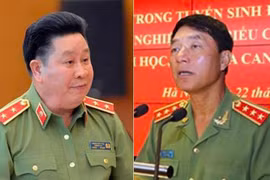 Hai tướng công an vừa bị giáng cấp hàm. Nguồn: CAND