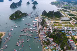 Cảng Cái Rồng, đảo Vân Đồn, tỉnh Quảng Ninh. Ảnh: VOV