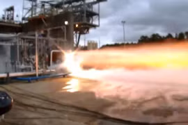 NASA thử nghiệm động cơ tên lửa in 3-D - Ảnh cắt ra từ clip của NASA