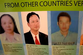 Nghi can Trịnh Xuân Thanh trong danh sách truy nã quốc tế của Interpol. Ảnh: Bá Đô