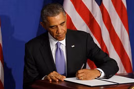 Tổng thống Mỹ Barack Obama.