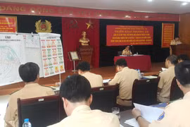 Phòng CSGT HN họp triển khai công tác phân luồng, bảo đảm ATGT dịp lễ 2/9