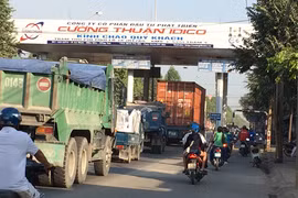 Một trạm thu phí của công ty Cường Thuận IDICO - Ảnh: Lê Lâm
