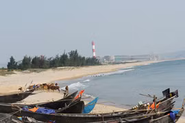 Khu vực biển phía Nam dự án Formosa ngày 5-5.