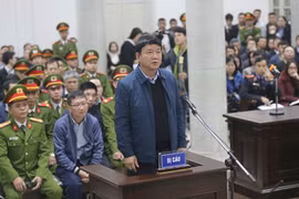 Ông Đinh La Thăng tại TAND Hà Nội. Ảnh: TTXVN