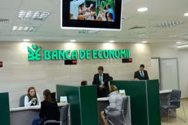Banca de Economii, 1 trong 3 ngân hàng Moldova dính líu đến vụ “mất” 1 tỉ USD. Ảnh: BEM.MD