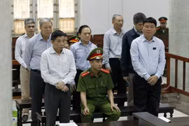 Ông Đinh La Thăng tại phiên tòa tháng 3/2018. Ảnh: Dân trí