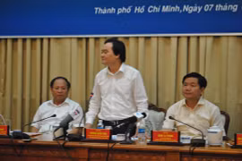 Bí thư Đinh La Thăng làm việc với Bộ GD-ĐT