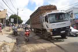 Tổng kiểm tra, xử lý xe quá tải  từ 1-1-2016