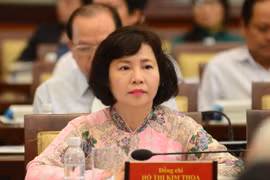 Bà Hồ Thị Kim Thoa khi vẫn là Thứ trưởng Bộ Công thương.Ảnh: Đầu tư 