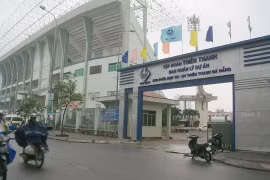 Dự án của tập đoàn Thiên Thanh ở sân Chi Lăng đang "bất động" - Ảnh: Lê Đình Dũng.
