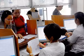 Doanh nghiệp đang làm thủ tục hoàn thuế tại Cục Thuế TP.HCM. Ảnh: HTD