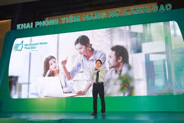Ông Đào Gia Hưng - Phó GĐ khối Khối Khách hàng Doanh nghiệp vừa và nhỏ của VPBank phát biểu tại sự kiện