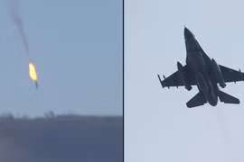 Các máy bay F-16 của Thổ Nhĩ Kỳ bắn rơi Su-24 của Nga ở gần biên giới Syria khiến một phi công thiệt mạng. Ảnh: RT