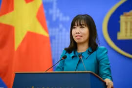Bà Lê Thị Thu Hằng - Người phát ngôn của Bộ Ngoại giao Việt Nam. Ảnh: Bộ Ngoại giao