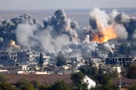 Một vụ không kích của liên quân tại Syria