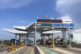 Trạm thu phí Tam Kỳ (Quảng Nam). Ảnh: VGP 