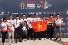 Đoàn Việt Nam tại Giải Vô địch Thể thao điện tử Thế giới (IESF) 2022, đang được tổ chức ở Bali - Indonesia.