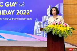 Bà Nguyễn Thị Minh Huyền, Phó Cục trưởng Cục Thương mại điện tử và Kinh tế số, Bộ Công thương