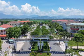 Một góc đô thị Hoà Vang nhìn từ trên cao