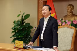 Phó Thủ tướng Trần Hồng Hà phát biểu chỉ đạo tại cuộc họp