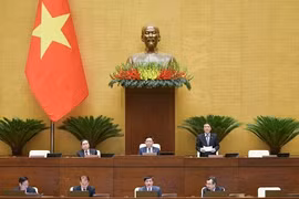 Quốc hội dành cả ngày hôm nay để thảo luận về 3 chương trình mục tiêu quốc gia. (Ảnh: PV/Vietnam+)