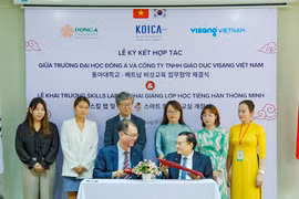 ĐH Đông Á và Công ty TNHH Giáo dục Visang Việt Nam đã ký thoả thuận hợp tác về Giải pháp học tập tiếng Hàn thông minh (KLaSS) cho sinh viên Đà Nẵng