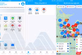 Ứng dụng di động Danang Smart City và hệ thống bản đồ đo mưa, cảnh báo ngập nước