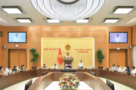 Quang cảnh phiên họp thứ 26 của Ủy ban Thường vụ Quốc hội (Ảnh: Gian Hân)