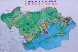 Vị trí KCN Texhong Hải Hà. (Ảnh: QTV)