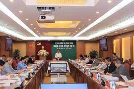 Ủy ban Kiểm tra Trung ương họp kỳ 31. (Ảnh: UBKT)