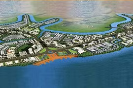 Phối cảnh dự án Aqua City. (Ảnh: Internet)