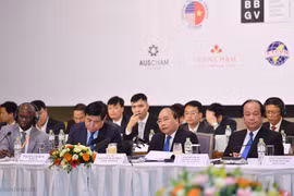 Thủ tướng tại Diễn đàn VBF cuối kỳ năm 2018. (Ảnh: VGP)