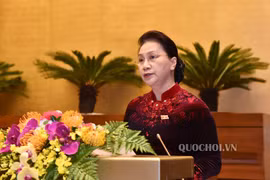 Chủ tịch Quốc hội Nguyễn Thị Kim Ngân bế mạc kỳ họp.