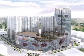 Phối cảnh dự án VinaSquare tại số 152 Trần Phú, Quận 5, Tp. HCM. (Ảnh: VNL)