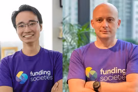 Kelvin Teo - Đồng sáng lập & Giám đốc Điều hành Tập đoàn, Funding Societies Modalku và Ryan Galloway - Giám đốc Quốc gia, Funding Societies Việt Nam.