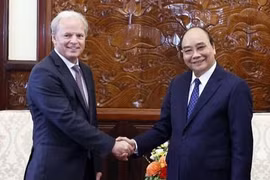 Chủ tịch nước Nguyễn Xuân Phúc tiếp Tổng Giám đốc Điều hành Ngân hàng Thế giới Axel van Trotsenburg.